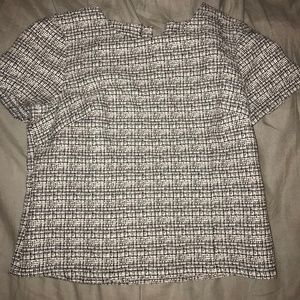 Express Houndstooth Work Top (Size M)
